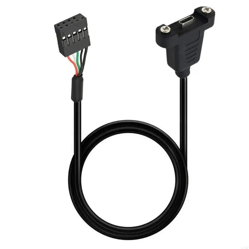 Type C Front Port Header Cable, 20CM Female Port to 9-Pin USB Header for Internal Front Port Conversion Wire K1KF Quake