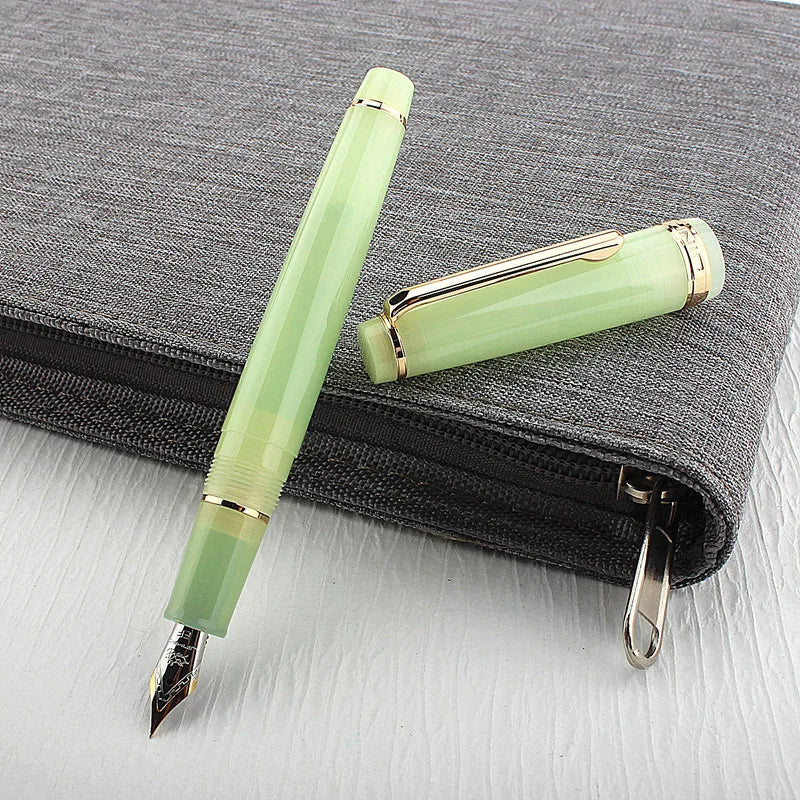 Jinhao 82 Porcelain White Fashion Colour Business Office Student School Stationery Supplies Fine Nib Fountain Pen New Quake 82-5 EF 0.38MM