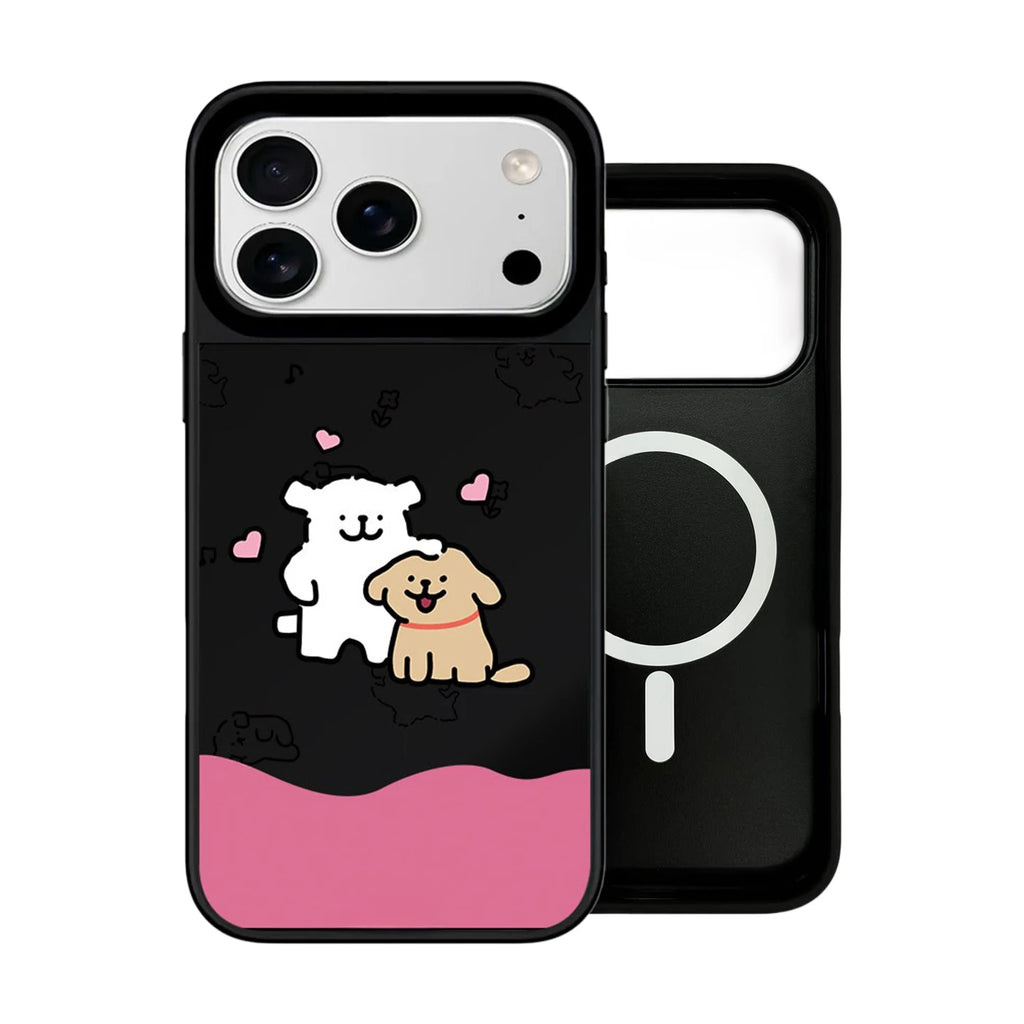 609077 Mirror Surface Magnetic Phone Case Cover for IPhone 13 14 15 16 17 18 Pro Max Case Quake