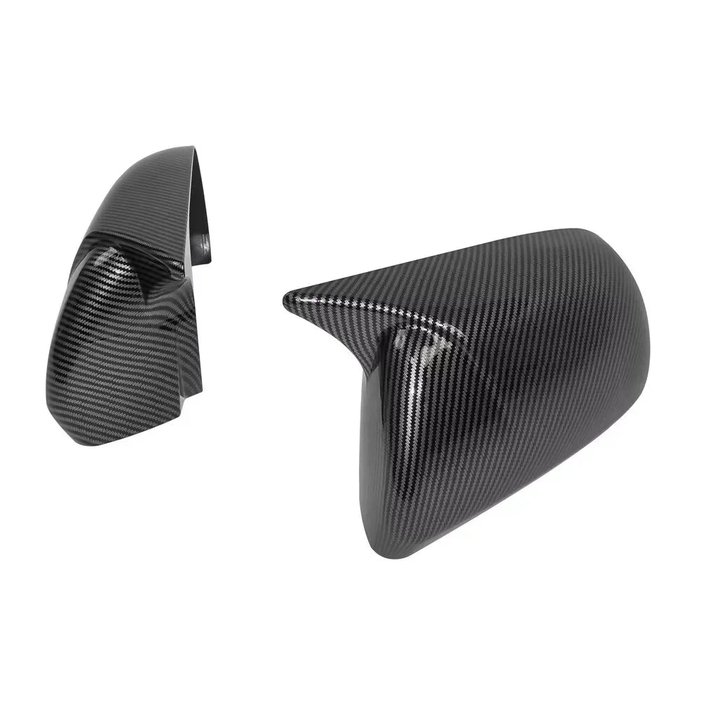 For Toyota Highlander 2008-2013 Car Sticker Rearview Side Mirror Cover Wing Cap Exterior Door Rear View Case Trim Carbon Fiber Quake