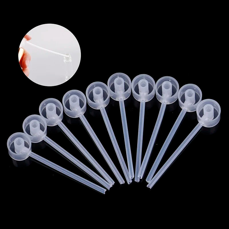 10pcs Perfume Dispenser Funnel & Pump Ki –Portable Cosmetic Bottle Refill Tool with Spray Nozzle for Essential Oils & Cosmetics Quake Plastic M20 10pcs