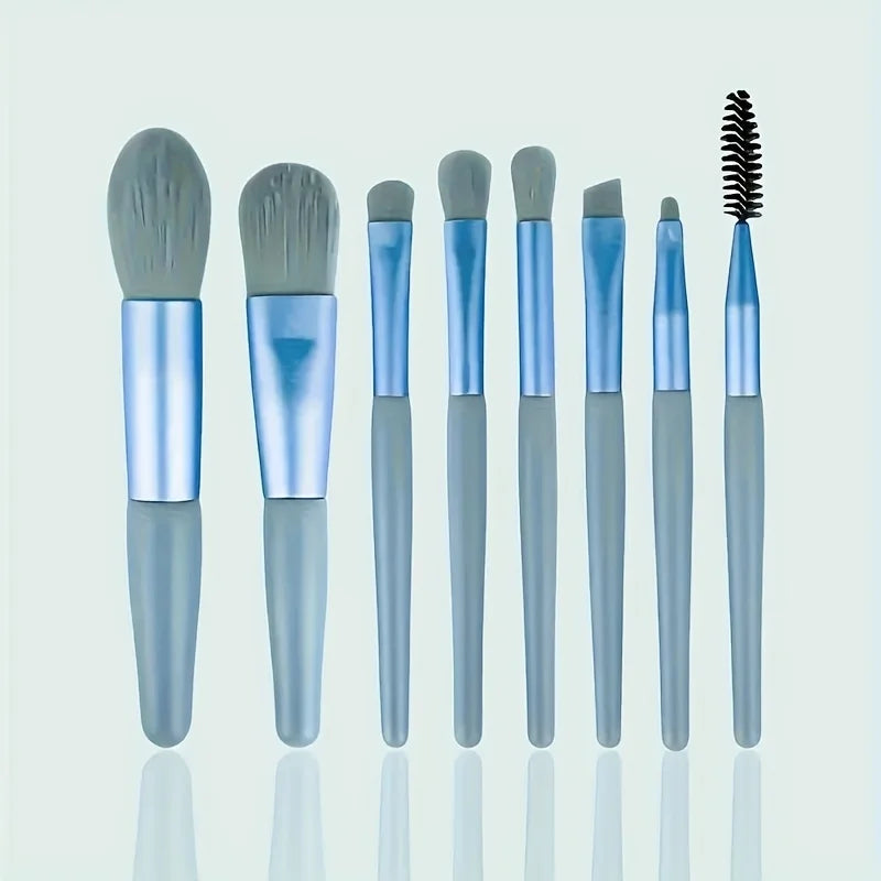 Makeup Brushes 8-29Pcs Makeup Kit Professional Women Cosmetic Soft Powder Brush Eyeshadow Foundation Full Set Travel Beauty Tool Quake 8pcs Blue
