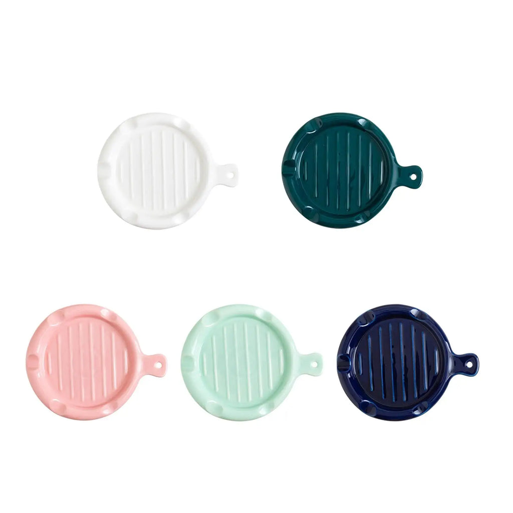 Spoon Rest Ceramic Spoon Holder Practical Heat Resistant Cooking Utensils Holder Kitchen Gadgets for Spoons Counter Quake