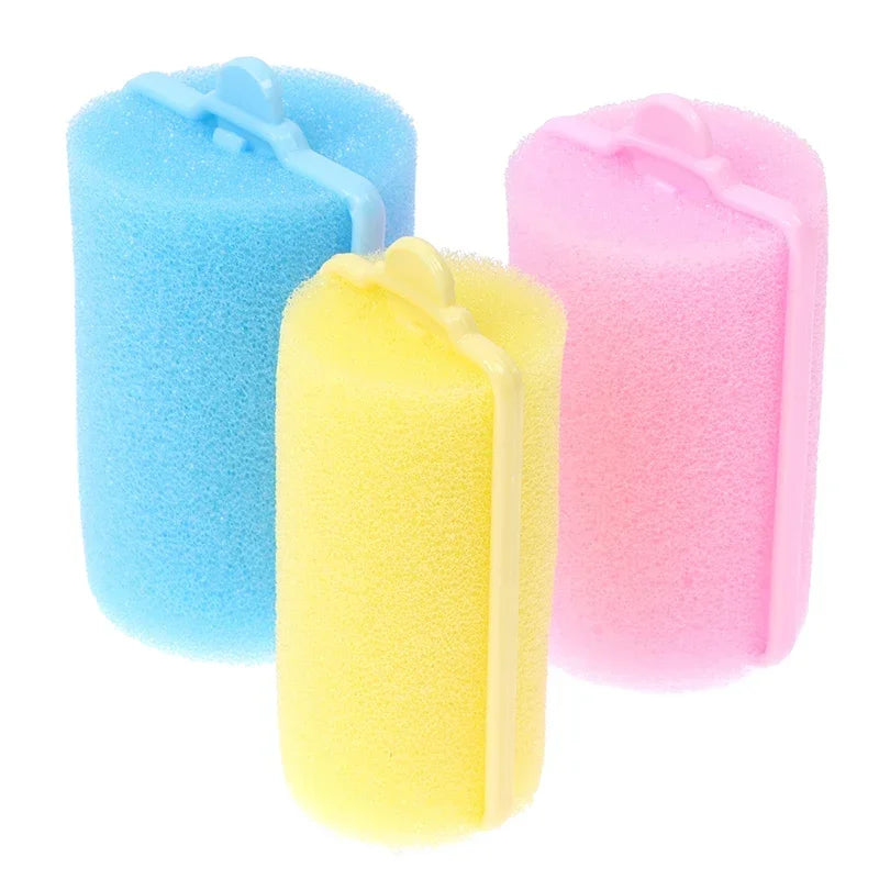 Foam Sponge Curling Iron Pear Flower Head Mushroom Magic Hair Curl Soft Sleep No Heat Curling Iron Hair Rollers Quake