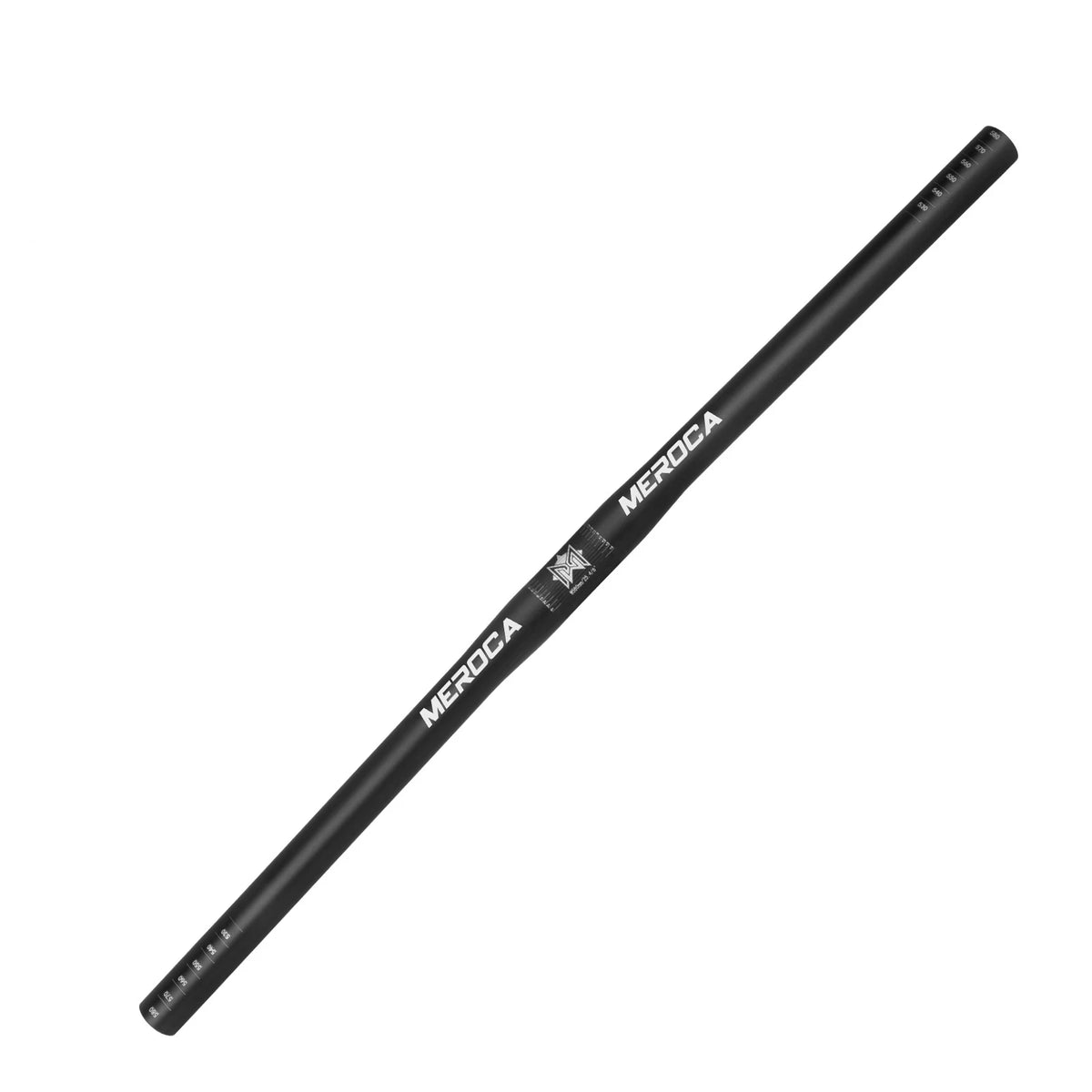 MEROCA Bike Handlebar Straight/Swallow 25.4X540/580mm Bicycle Parts Aluminum Alloy Cycling Accessories for Mountain Bikes Quake 25.4x580mm-Black