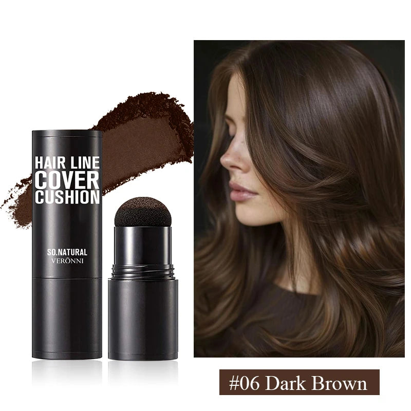 Instant Hairline Powder Fast Covering Hair Root Concealer Eyebrow and Beard Lines, and Long-lasting Wind and Sweat Resistant Quake 06