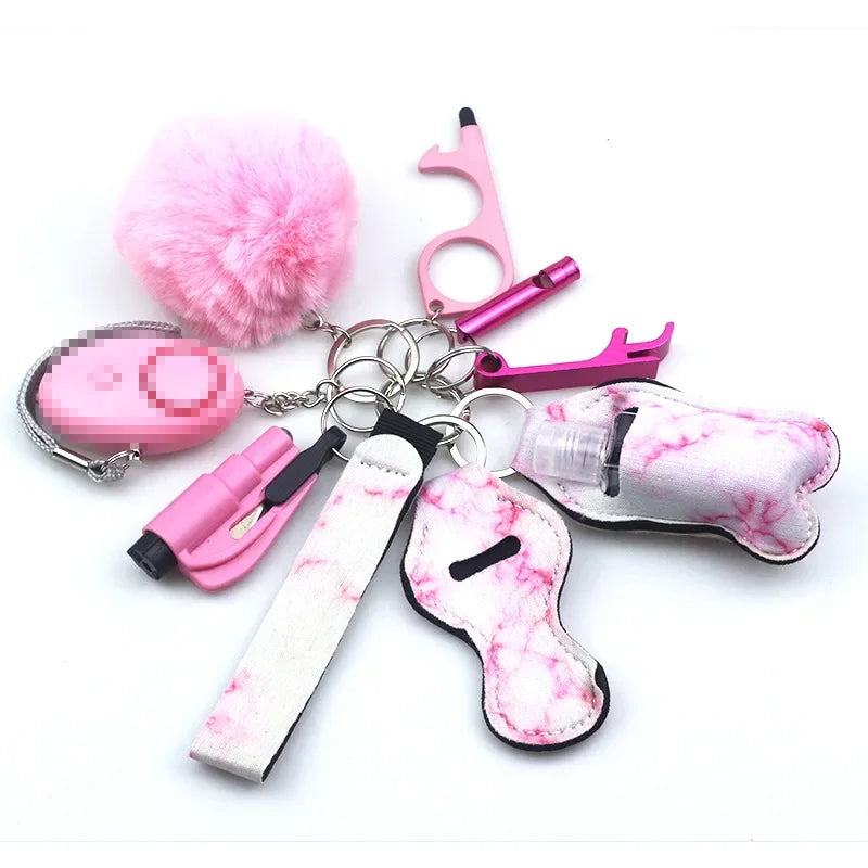 Women's Safety Keychain Self Defense Wrist Gripper Self Defense Keychain Quake 19 Universal