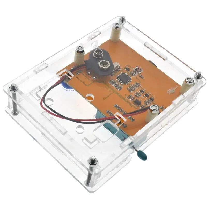 LCR-T4 Box Clear Acrylic LCR-T4 Case Shell Housing For LCR-T4 Transistor Tester ESR SCR/MOS LCR T4 Quake