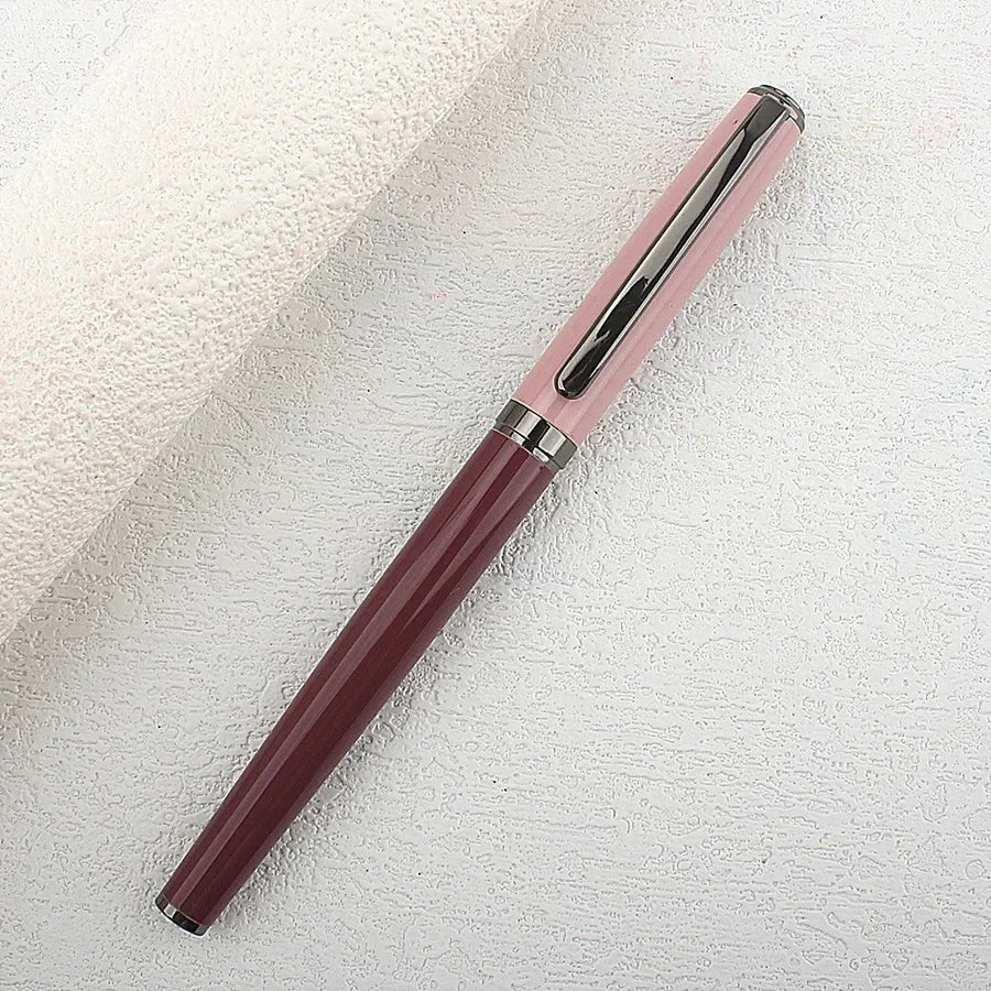 5016 Morandi Green Metal Fountain Pen Extra Fine / Fine Nib 0.38 mm Elegant Excellent Business Office Pen Quake 5016-1 0.38MM