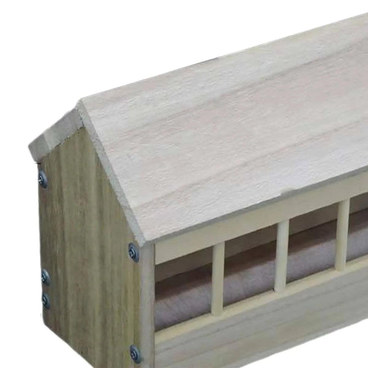 Pigeon Feeder Poultry Trough Dish Wooden Bird Dispenser for Pigeons Chicks Quake