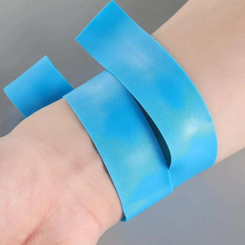 5pcs Disposable Tourniquet Non-latex Tourniquet Blue TPE Silicone Safety First Aid Props Outdoor Sports Camping Equipment Quake