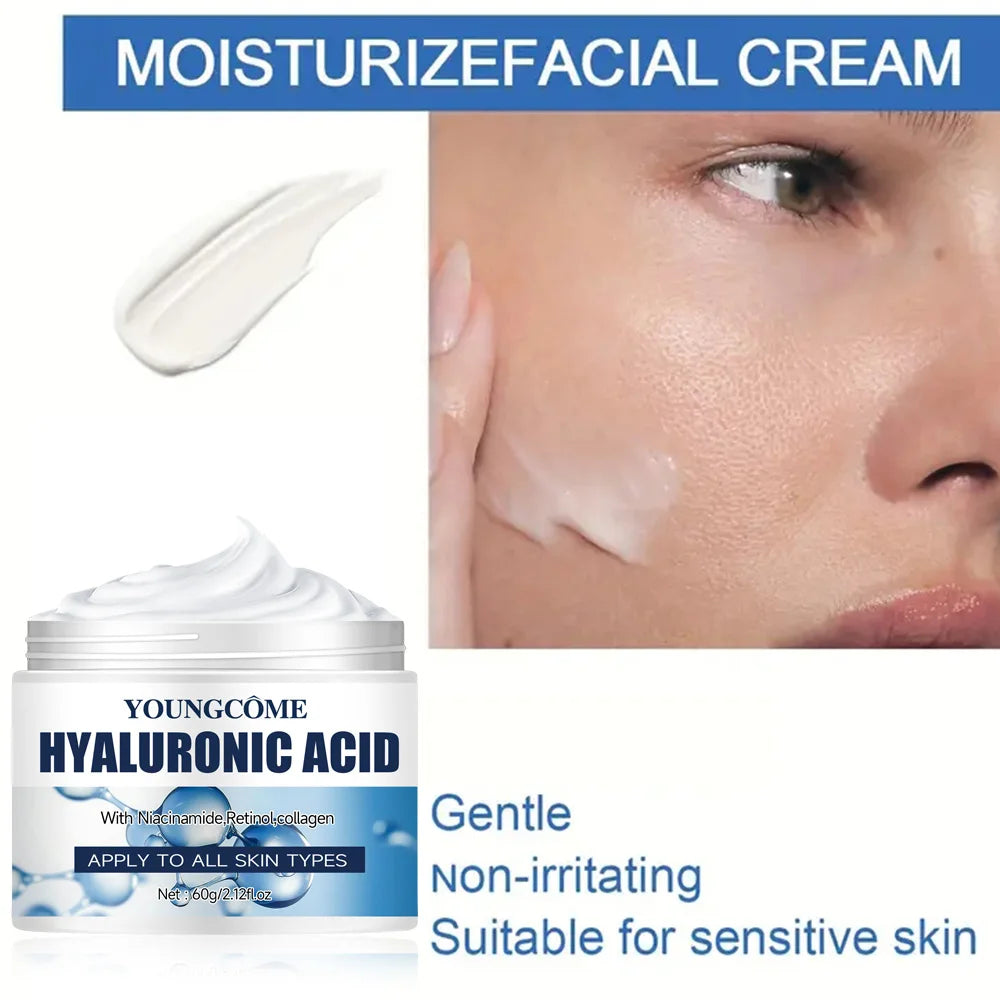 Hyaluronic Acid Creams Skin Care Anti Aging Face Cream Moisturizing Wrinkle Collagen Brightening Skin Whitening Skin Care Quake