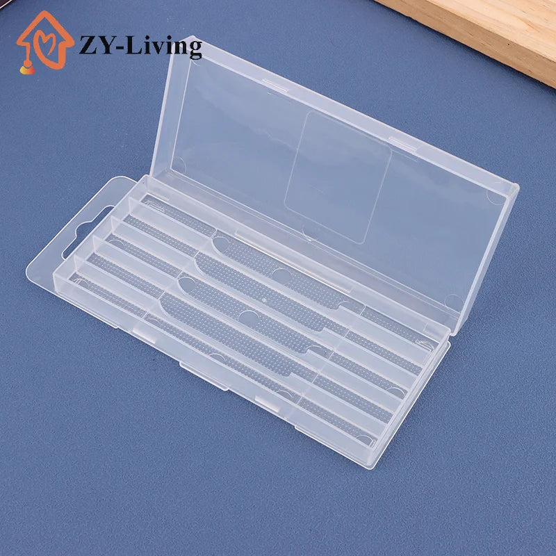 1PCS Transparent 5/10 Hole Plastic Drill Bit Storage Box Empty Tool Organizer for Woodworking Drill Quake