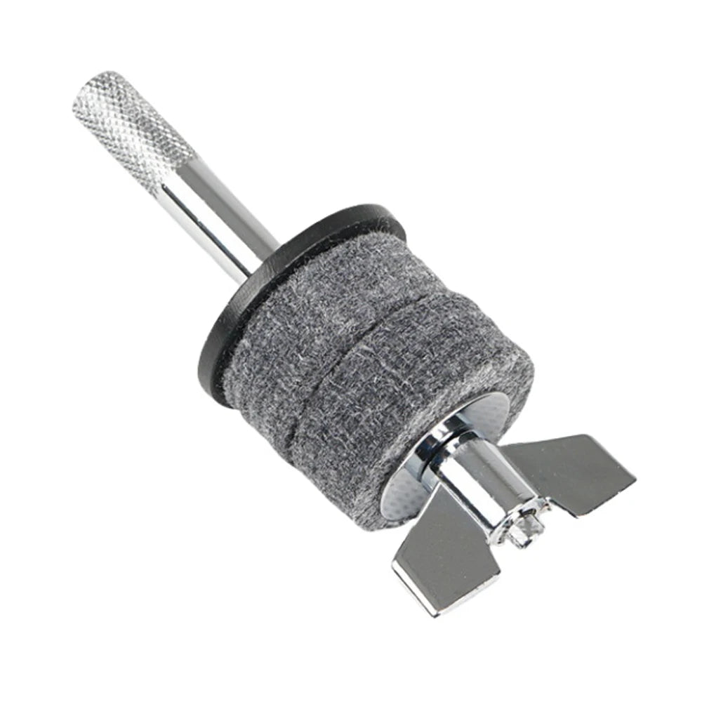 Straight Cymbal Stacker Rod Cymbals Stacking Pole Attachment with Wing Nut Quake