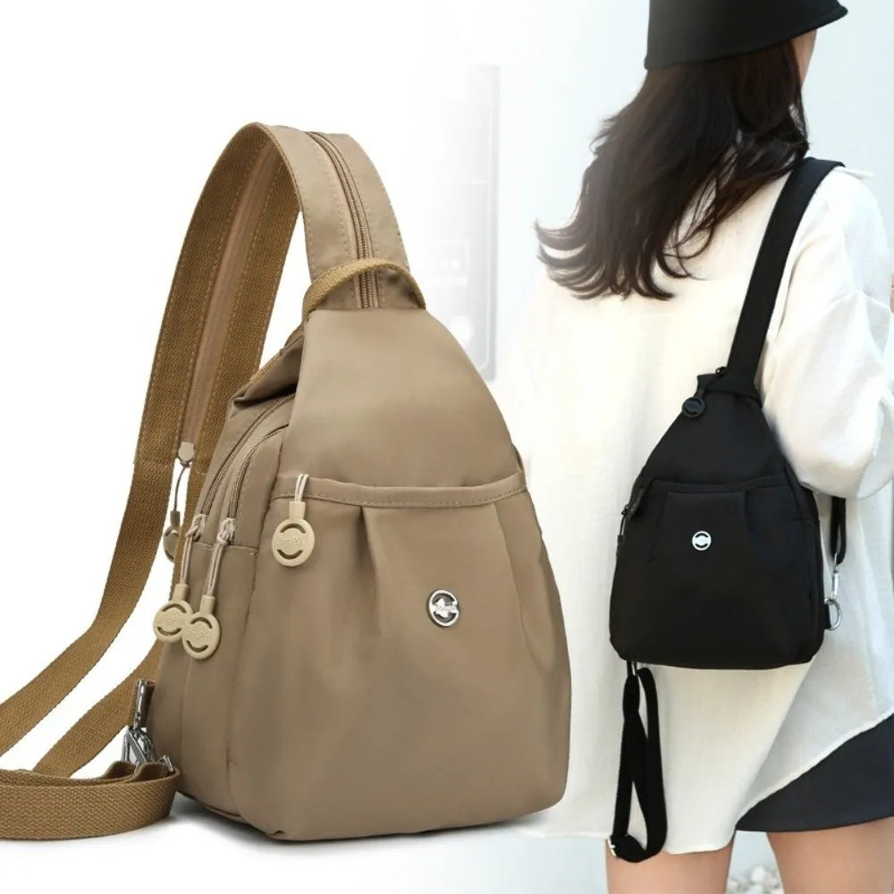 Fashion Oxford Fabric Backpack Large Capacity Multi Layer Travel Bag Multi-purpose Waterproof Shoulder Bag Outdoor Hiking Quake