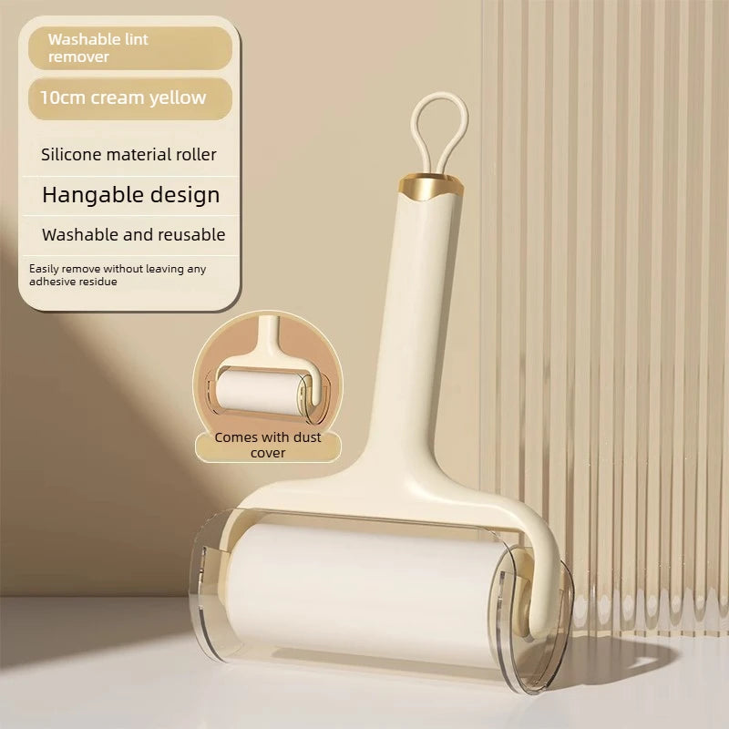 Washable Lint Roller Hair Remover Roller Tearable Refill Paper Brush Pet Hair Remover for Clothes Sofa Cleaning Quake A
