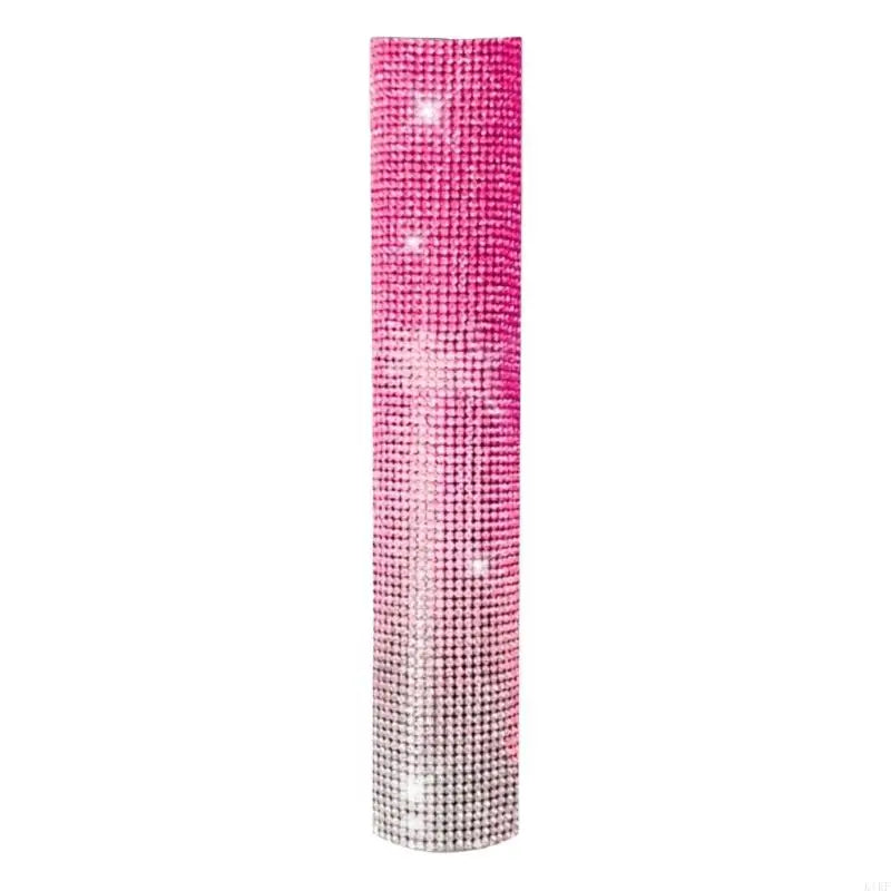 Rhinestones Microphone Handle Sleeve for Wireless Microphone Handle, Sparkly Grip Cover with Soft Inner Liner for Karaoke K1KF Quake 9 CN