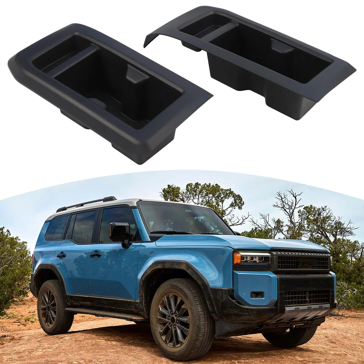 For Toyota Vehicle Interior Accessory Rear Seat Silicone Holders Compatible with Twenty Four and Twenty Five Models Quake