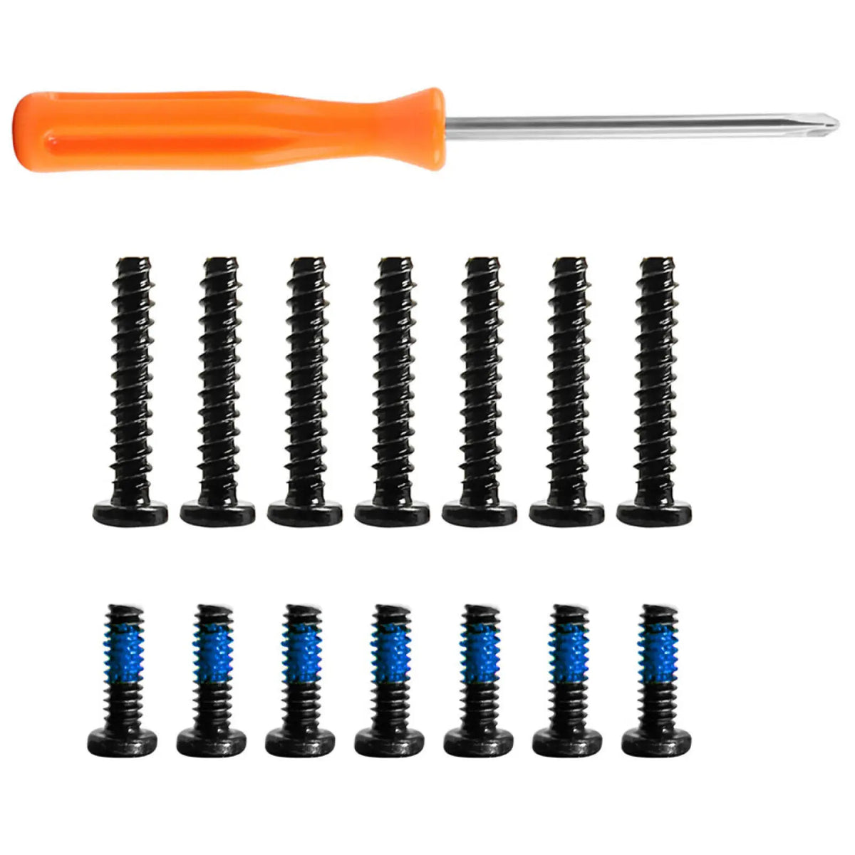 Steam Deck Metal Screw Kit by 17pcs/set Repair Parts and Driver Quake black