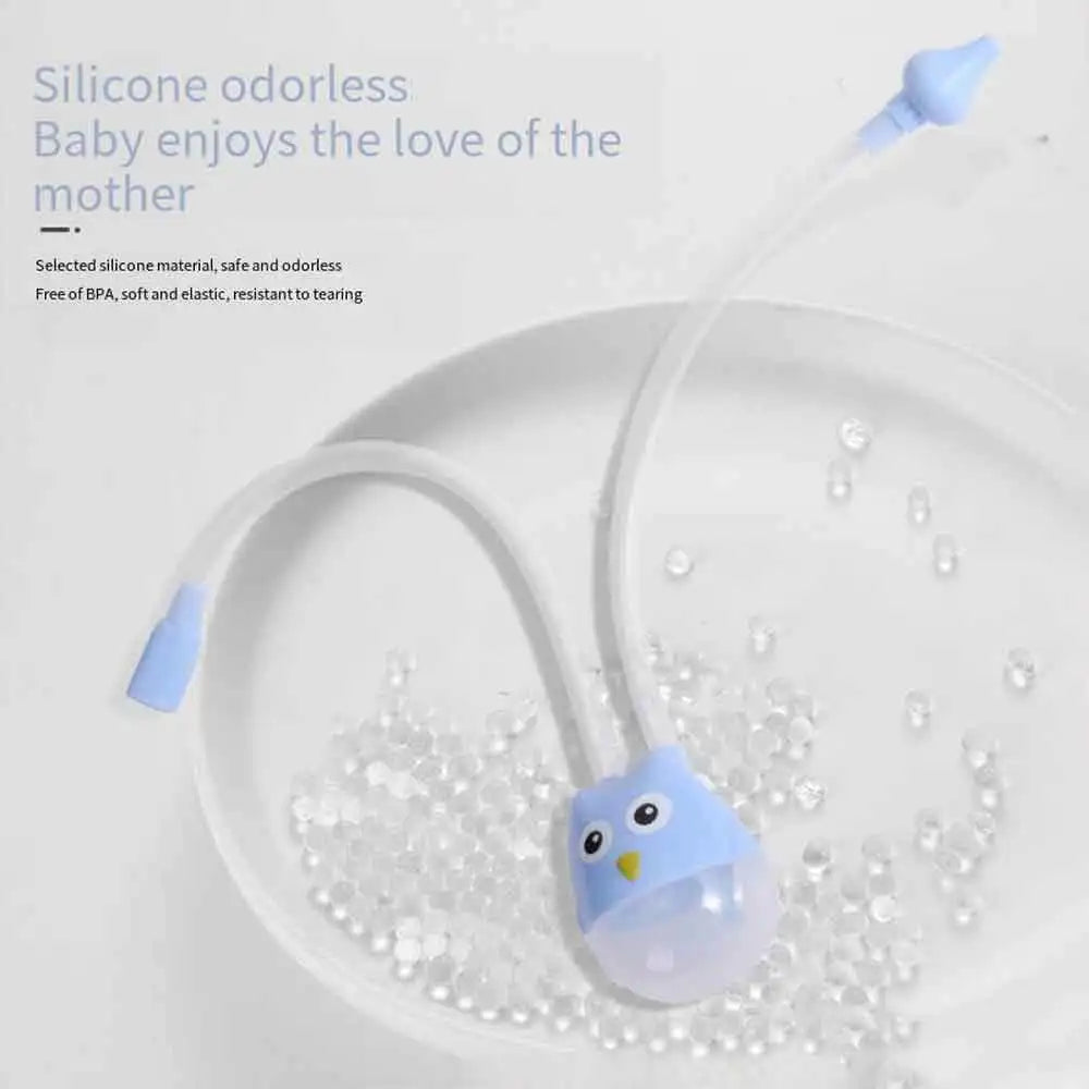 vvocci Nasal irrigator 10ml Syringe-style Baby Oral Suction Nasal Aspirator Baby Snot Cleaner Baby Nasal Irrigator Cartoon Quake