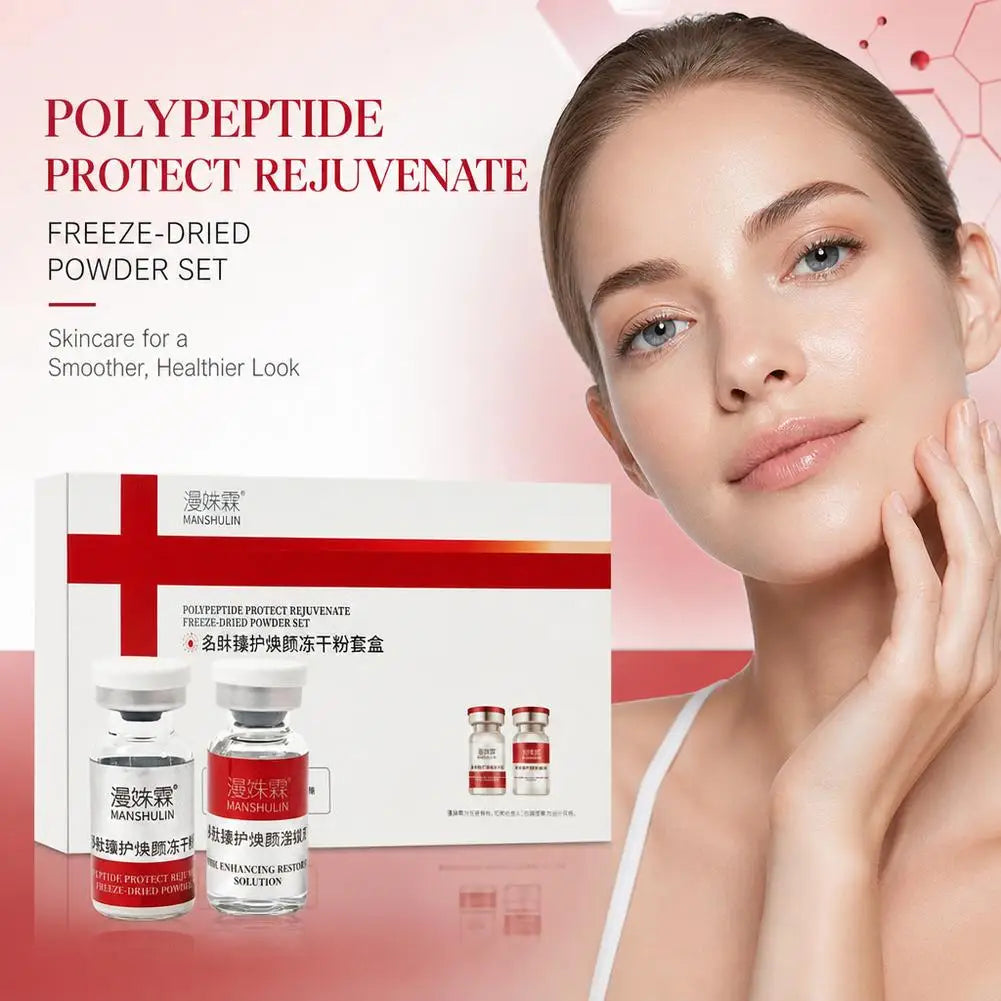 Multi-peptide freeze-dried powder kit Lyophilized Powder Hydration Skin Rejuvenation Improve Elasticity Repair Skin Barrier Skin Quake