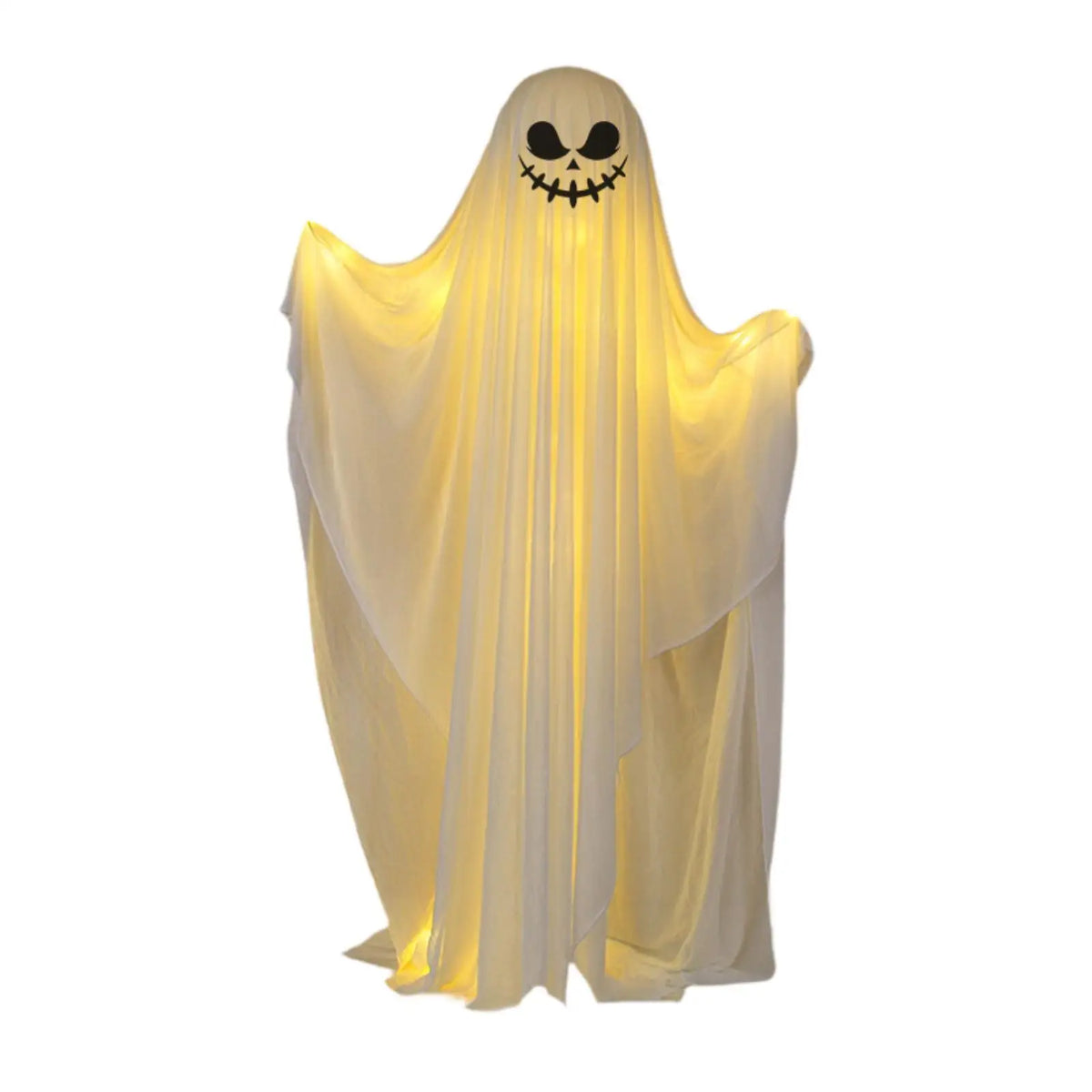 Halloween Decorations Outdoor Theme Park Layout Indoor Ornament with String Light Party Decoration for Porch Yard Garden Home Quake Scary 165cm