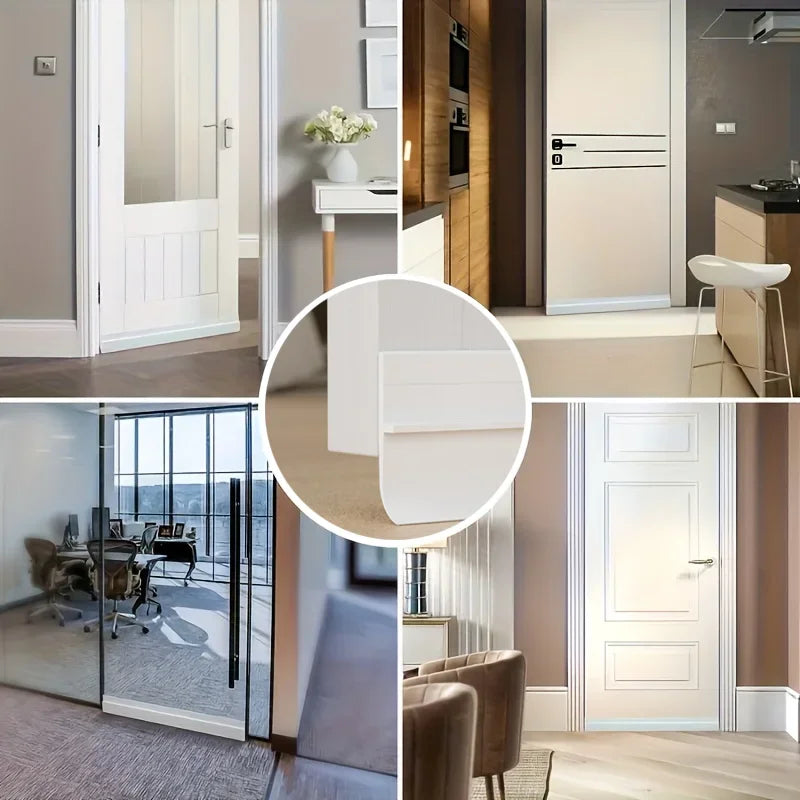 1PC Under Door Draft Stopper Sound Insulation Seal Strip Block Air Leakage Door Gap Baffle for Bedroom Door Bottom Wind Proof Quake