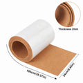 1m Self-Adhesive Cork Roll 2mm Thick Square Cork Pad Cork Board Quake 24cm-1m-2mm