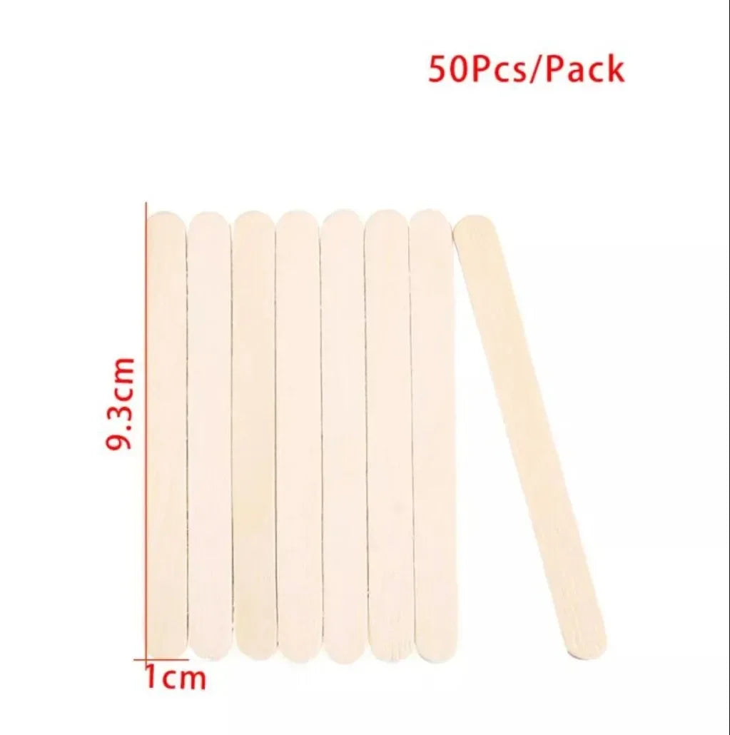 Resin Cream Stick 50/100/150Pcs Tool Epoxy Stirring Stick Popsicle Ice Handmade DIY Resin Mold Wood Ice Pop Sticks Making Tools Quake 93mm 50Pcs