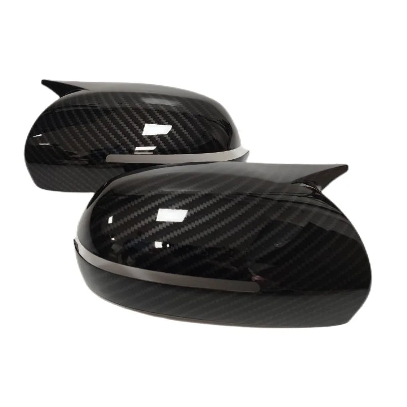 For KIA K3 Forte Cerato Ceed 1 2009-2013 Car Rearview Side Mirror Cover Wing Cap Exterior Sticker Door Case Trim Carbon Fiber Quake