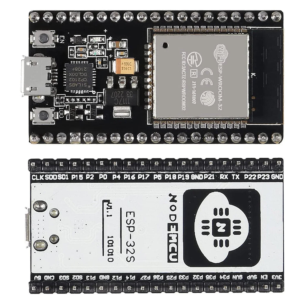 38Pins Type-C Micor USB ESP32 ESP-WROOM-32 ESP-32S Development Board 2.4GHz Dual-Mode WiFi + Bluetooth Dual Cores Quake