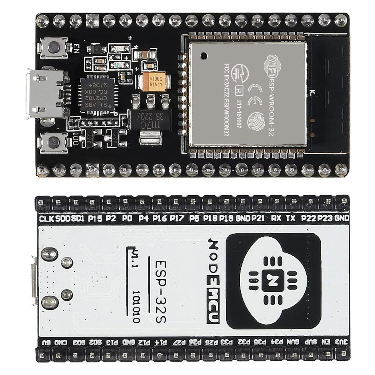 38Pins Type-C Micor USB ESP32 ESP-WROOM-32 ESP-32S Development Board 2.4GHz Dual-Mode WiFi + Bluetooth Dual Cores Quake