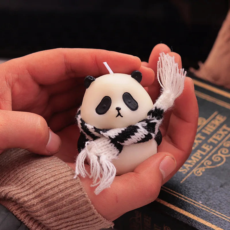 National Treasure Panda Aromatherapy Candle Chinese Style Creative Handheld Gift Fragrance Girl's Birthday Christmas Gift Quake