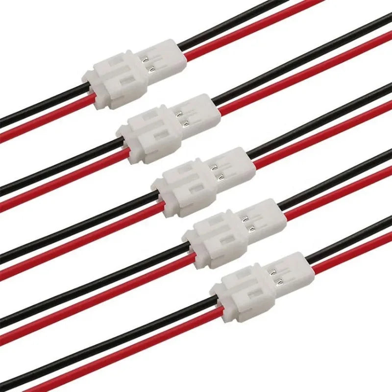 2‑6P PH2.0mm Air Docking Terminal Wire 2PCS 20/40CM Male Plug Female Jack Pre‑Made Cable for DIY Electrical Connection 24/26AWG Quake