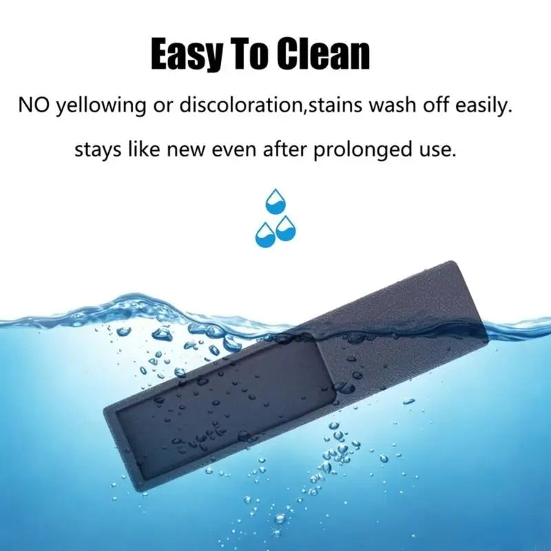 Remote Cover Silicone Sleeve with Pebbled Grip Texture, Lanyard and Button Window for BN591388K Household Use K1KF Quake
