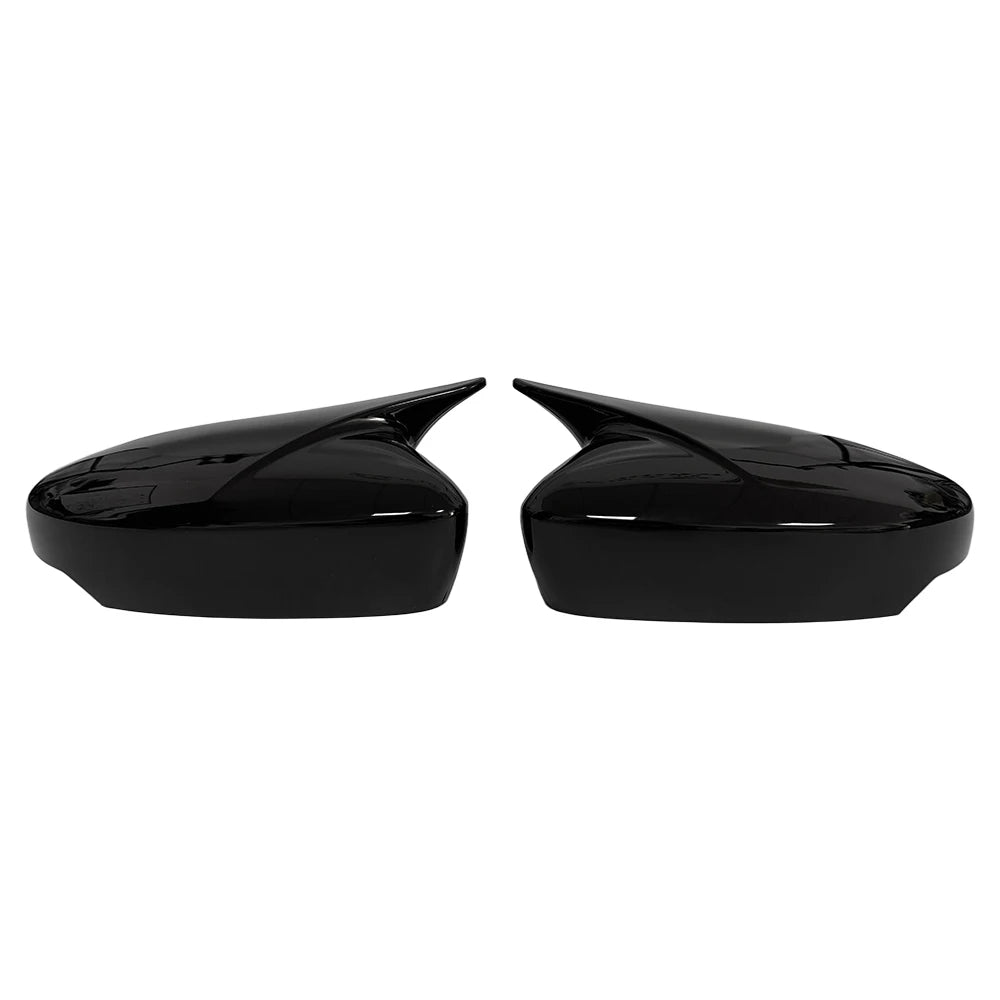 For Skoda Fabia 2015-2020 Rapid 2016-2023 Car Sticker Rearview Side Mirror Cover Wing Cap Exterior Door Rear View Case Trim ABS Quake