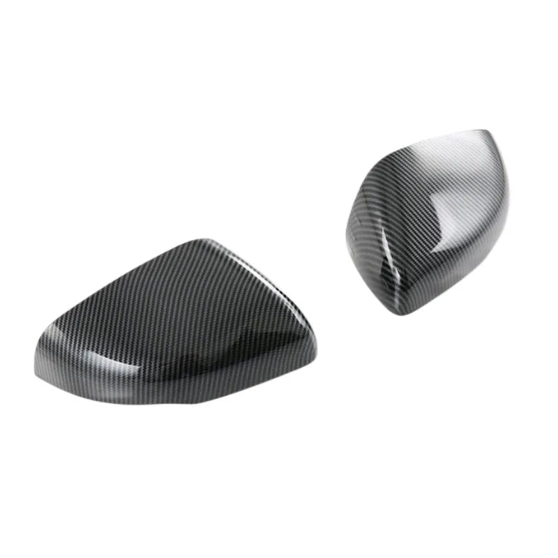 For Kia Carnival Sedona KA4 2021 2022 Rearview Side Mirror Cover Wing Cap Exterior Door Rear View Case Trim Carbon Fiber Look Quake