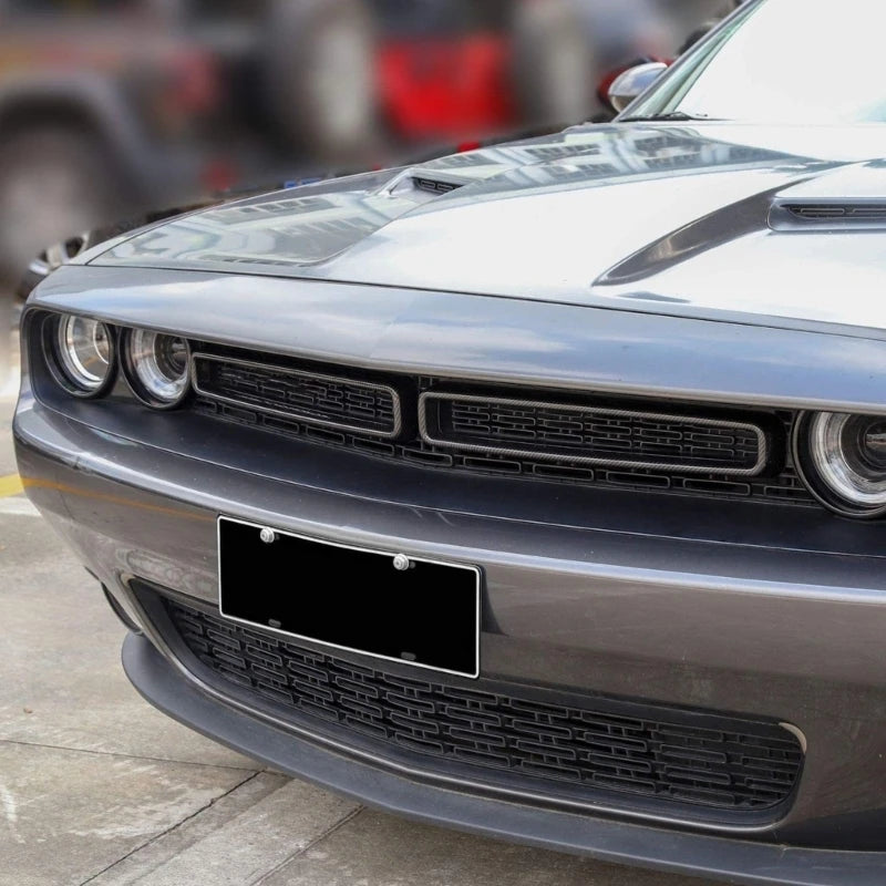 Two piece grille surround trim for 2015-2020 front fascia detail H8WE Quake