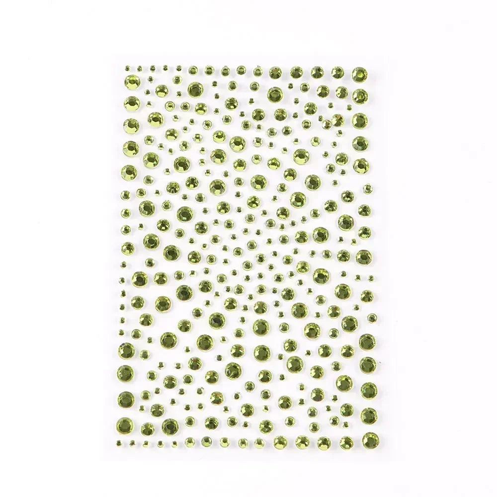Rhinestone Face Sticker Diamond Party Eyes Makeup Bright Crystal Self-adhesive DIY Sticker Girls Face Decoration Sticker Quake NO.33