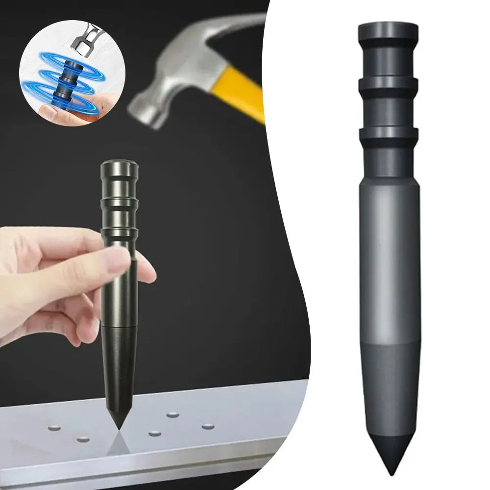 New Portable Punch Locator Durable Multifunctional Manual Center Punch Locator Positioning Punch Hand Tool High Hardness Punch Quake