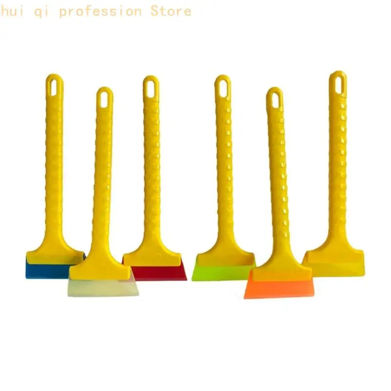 Long Handle Squeegee Wiper Ice Scraper For Car Window Glass Cleaning With Rubber Blade And Nonslip Grip H8WE Quake