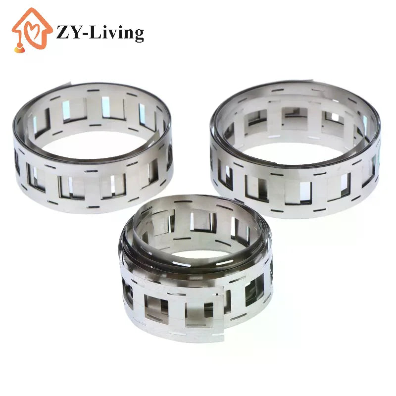 1 Roll Lithium Battery Nickel Strips 1Meter 0.15*20.2mm 2P Nickel Plated Steel Strip For 18650 Battery Pack Spot Welding Quake
