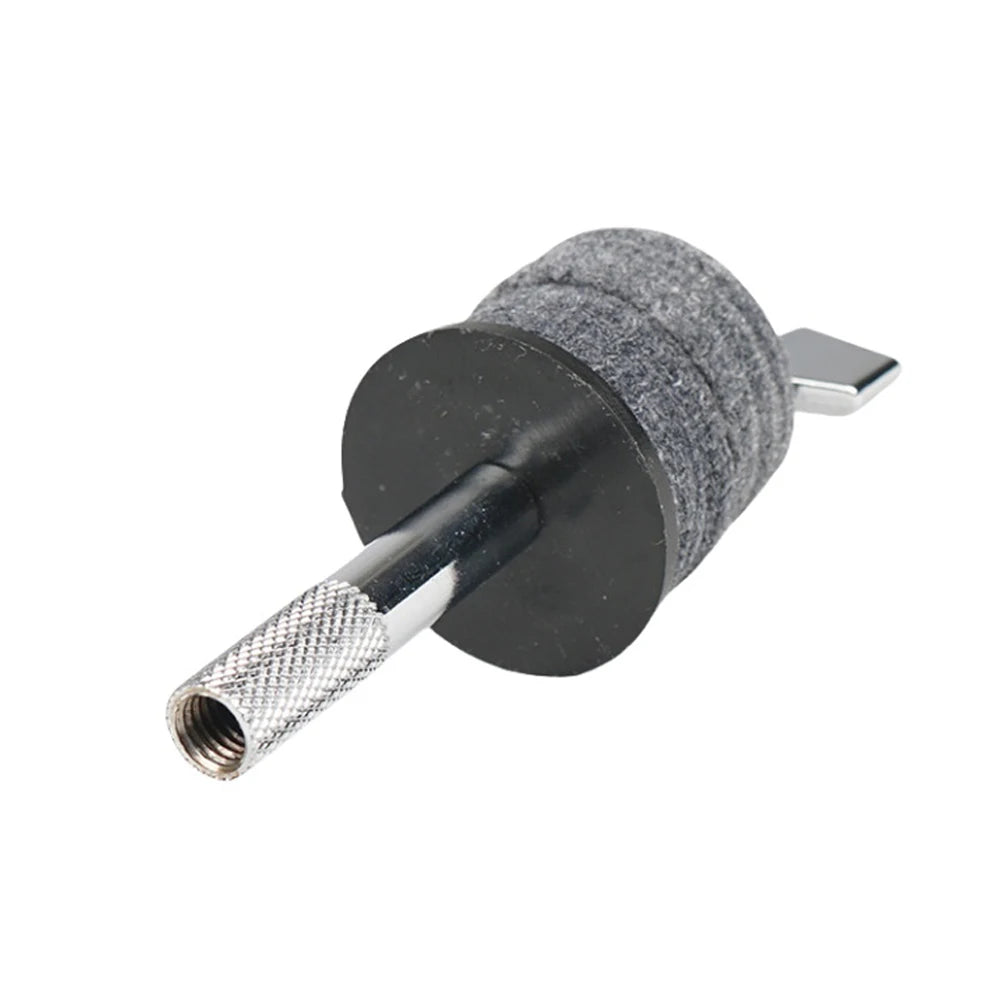 Straight Cymbal Stacker Rod Cymbals Stacking Pole Attachment with Wing Nut Quake