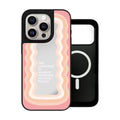 608312 Mirror Surface Magnetic Phone Case Cover for IPhone 13 14 15 16 17 18 Pro Max Case Cartoon Quake mirror (MagSafe) iPhone 15 Pro