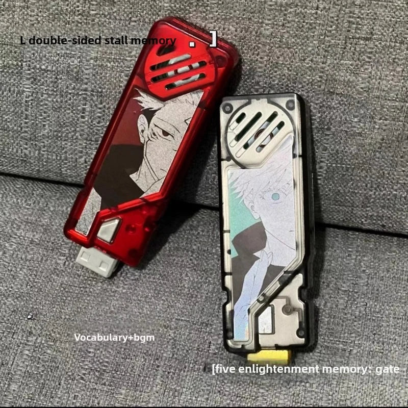 Hot Jujutsu Kaisen Gaia Memory Gojo Sukuna Voice Module Anime Original Sound BGM DIY Design Compatible with Double Driver Belt Quake