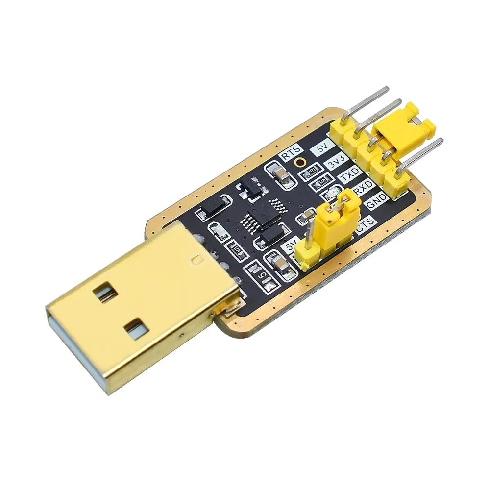 CH340 module USB to TTL CH340G upgrade download a small wire brush plate STC microcontroller board USB to serial instead PL2303 Quake