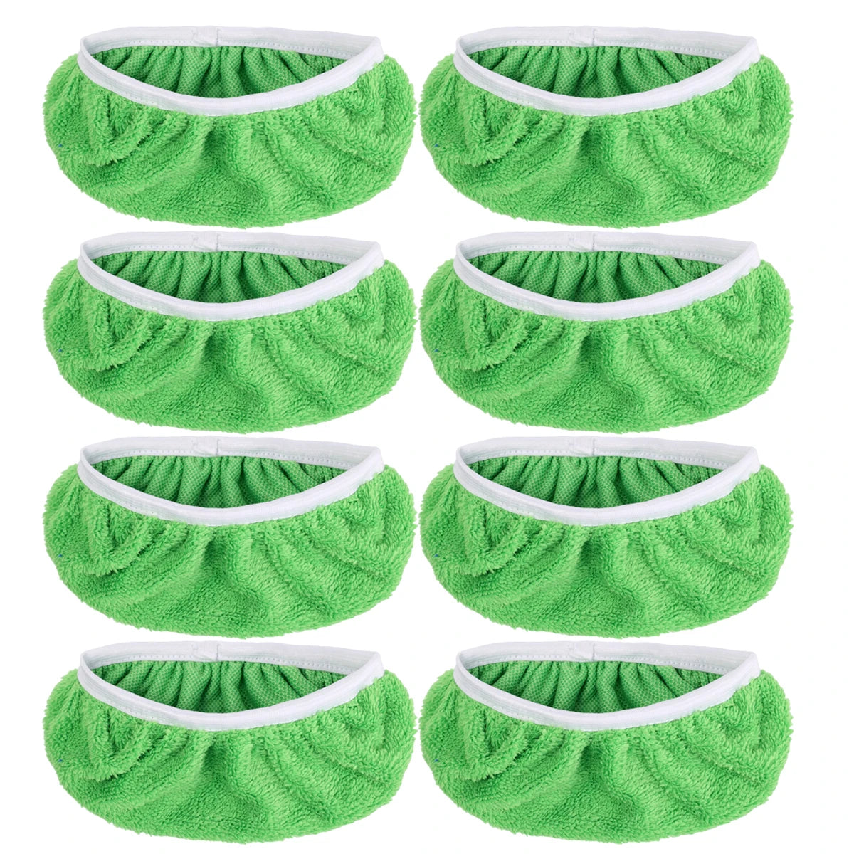 20/1PCS Reusable Mop Head Replacement Covers Microfiber Floor Mop Pads Multifunctional Shoes Covers Household Cleaning Tools Quake Green 1PC