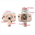 10Sets DIY Accessories 18650 Battery Sheet Spring Contact Sheet Battery Box Positive And Negative Single Bipolar Quake 10sets