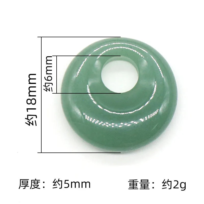 2Pcs Earrings Pendant Natural Stone Edge Hole Pendant For Jewelry Making DIY Necklace Earrings Bracelet Accessory Wholesale Quake