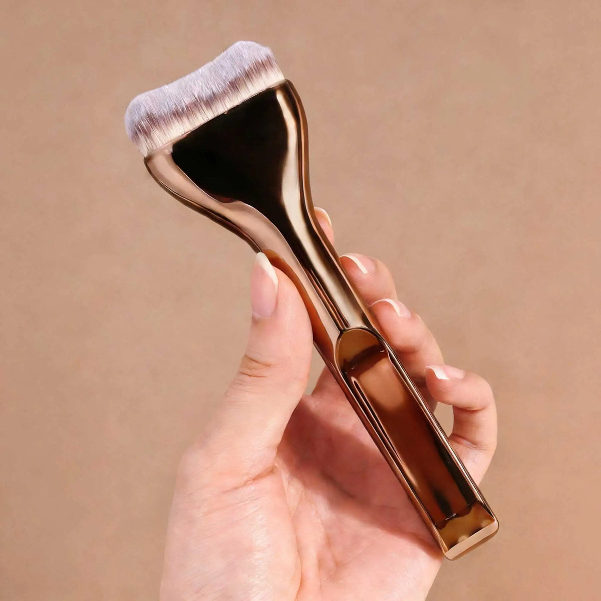 1pc Soft To Touch Travel Cosmetic Brush Professional Makeup Brush Foundation Brush Face Brush Powder Brush Detail Brush At Home Quake
